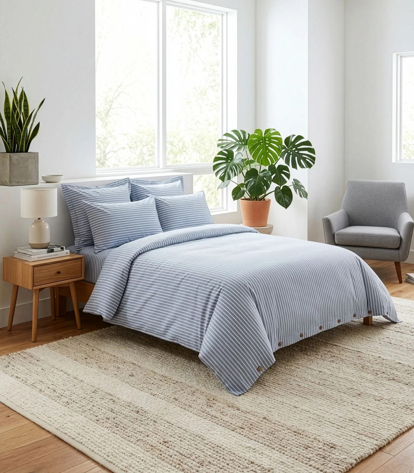Organic Cotton Percale Quilt Cover Set - Limited Edition - Image 63