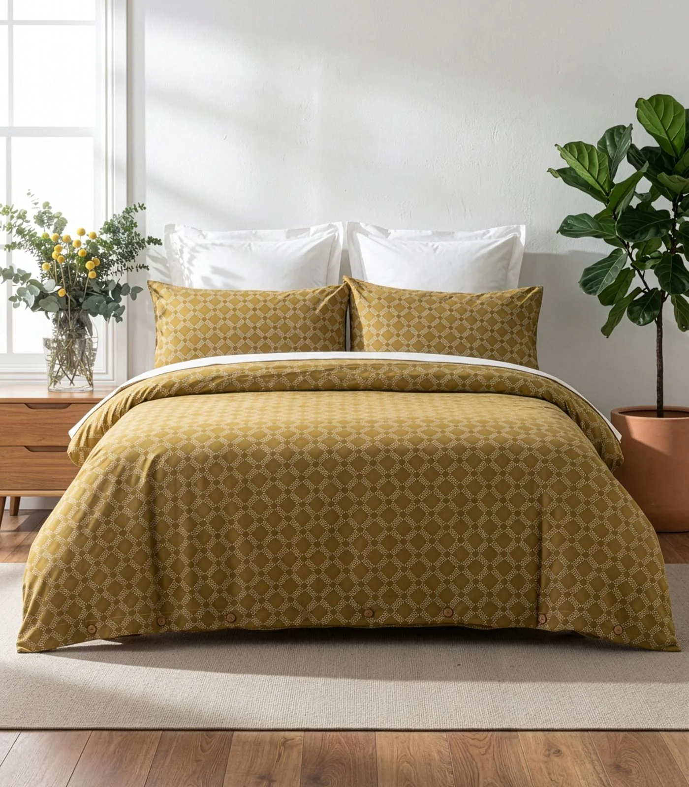 Organic Cotton Percale Quilt Cover Set - Limited Edition - Image 78