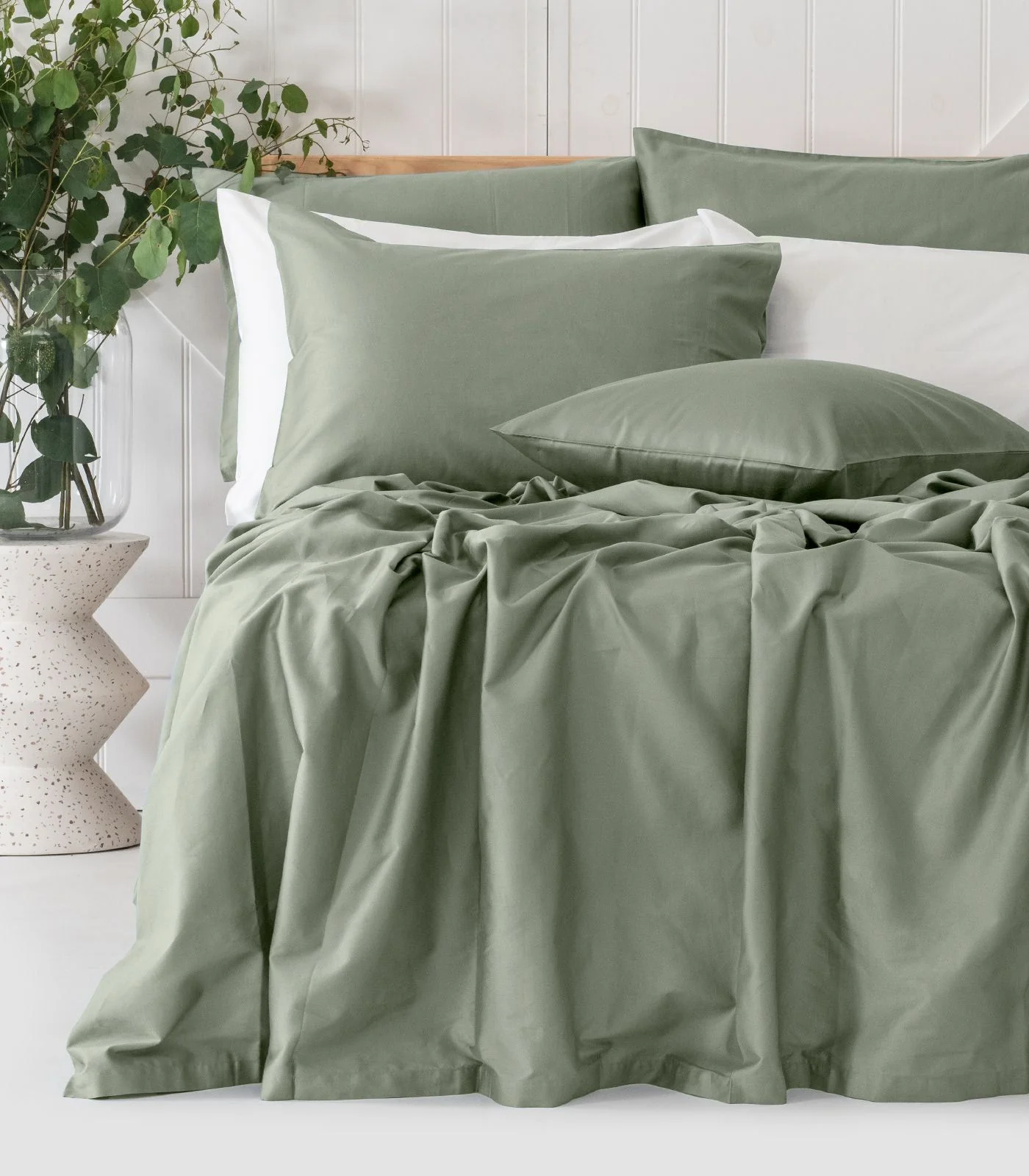 Organic Cotton Percale Sheet Set - Image 14