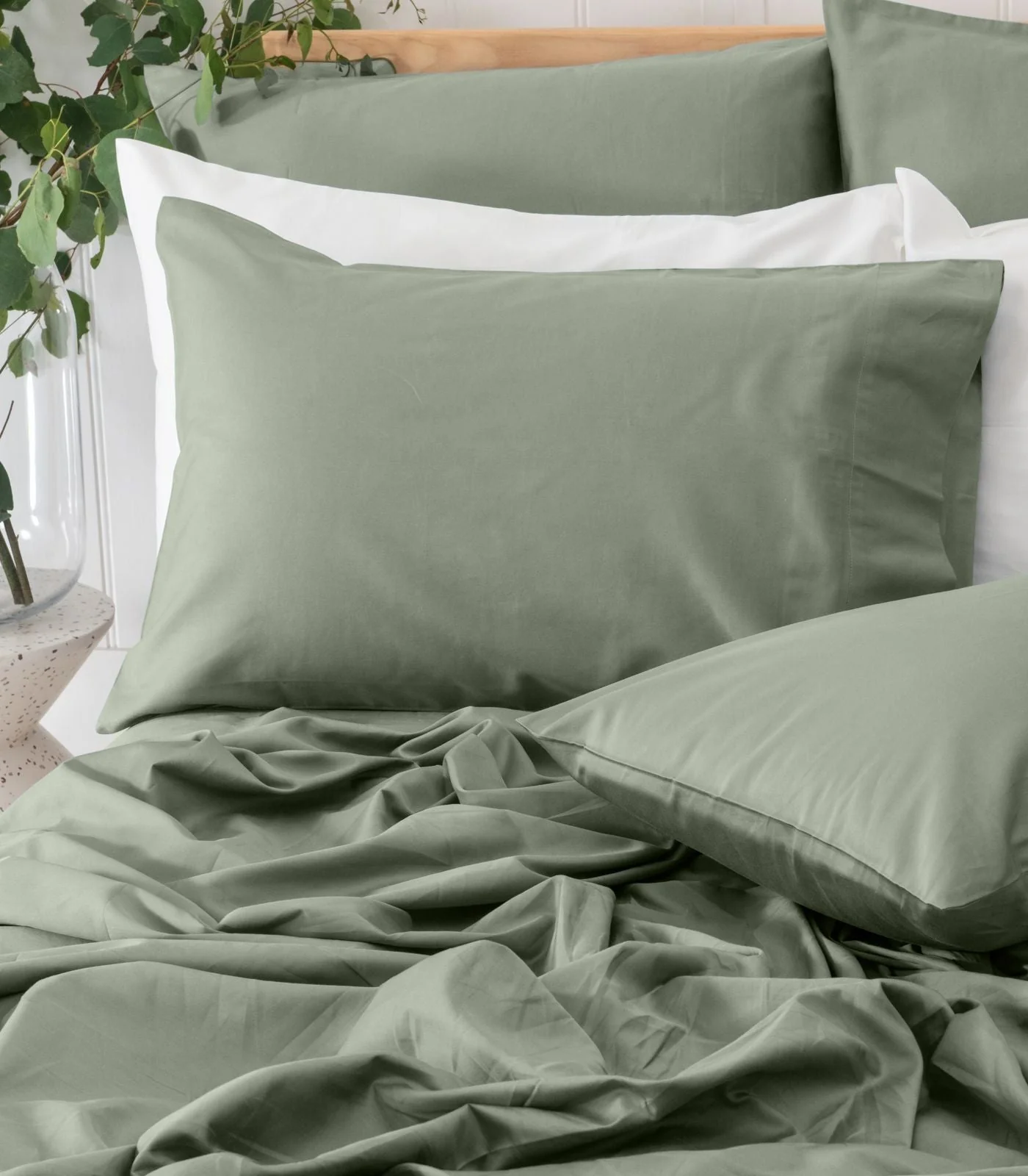 Organic Cotton Percale Sheet Set - Image 15
