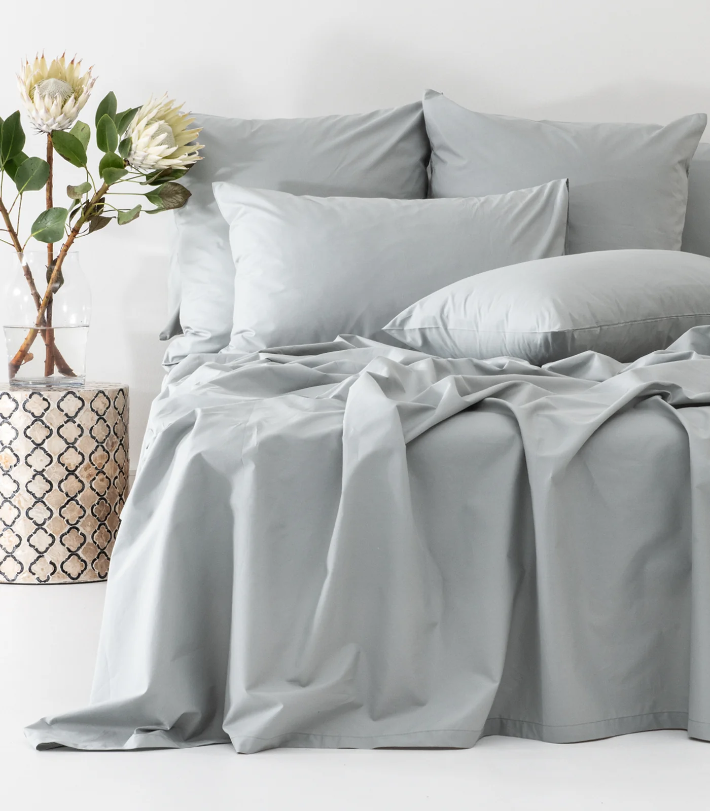 Organic Cotton Percale Sheet Set - Image 9