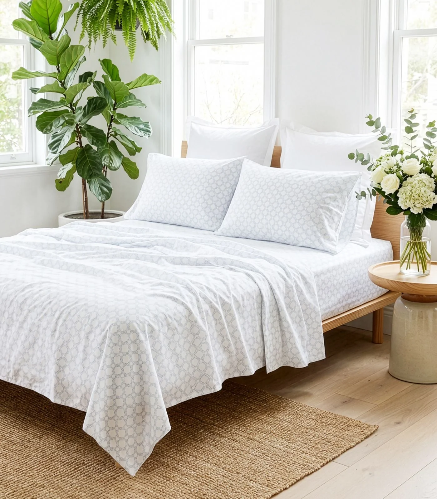 Organic Cotton Percale Sheet Set - Limited Edition - Image 51
