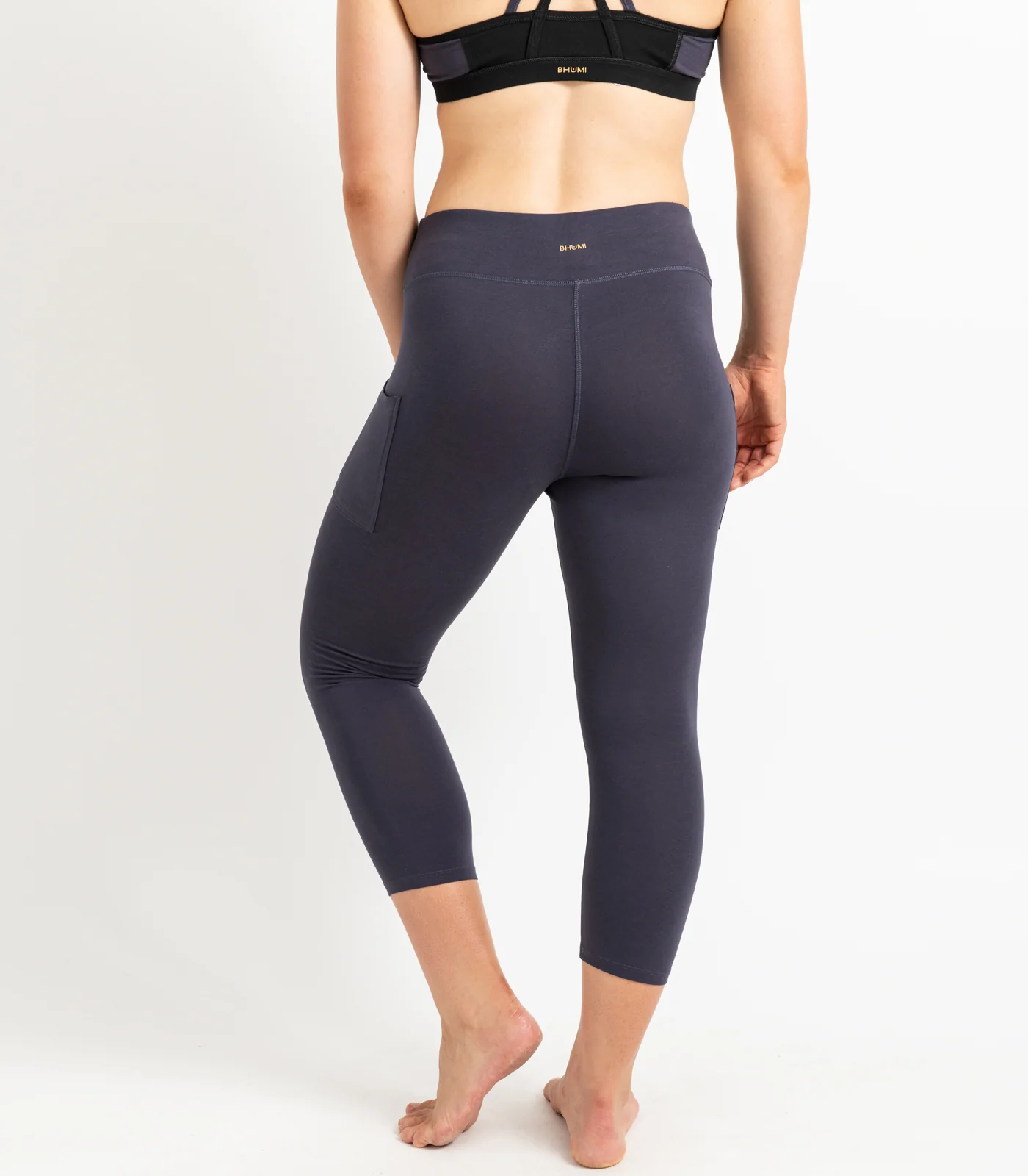Organic Cotton Pocket 3/4 Leggings - Image 4