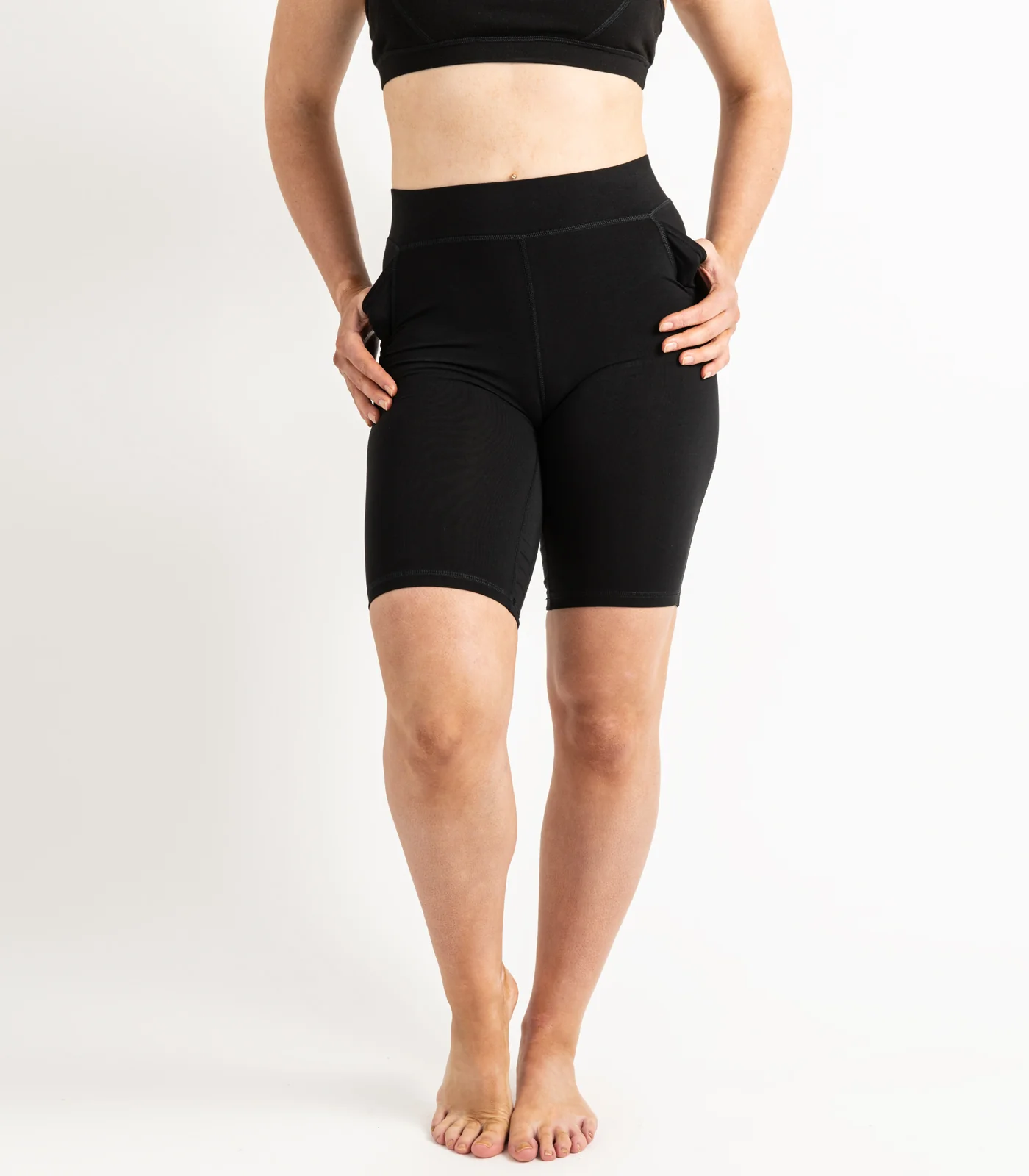Organic Cotton Pocket Long Bike Shorts - Image 12