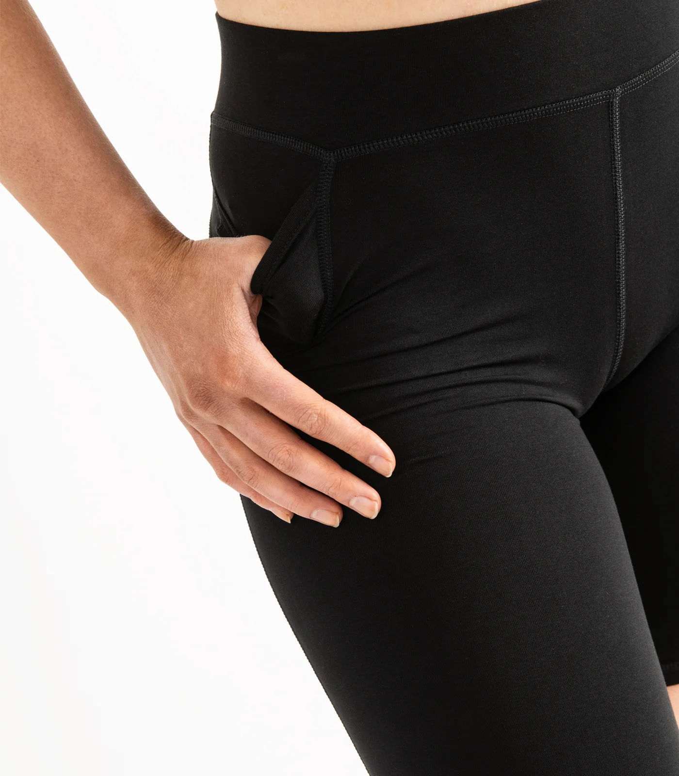 Organic Cotton Pocket Long Bike Shorts - Image 13