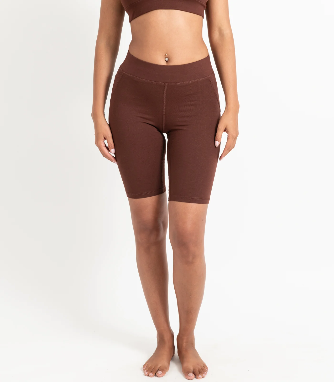 Organic Cotton Pocket Long Bike Shorts - Image 6