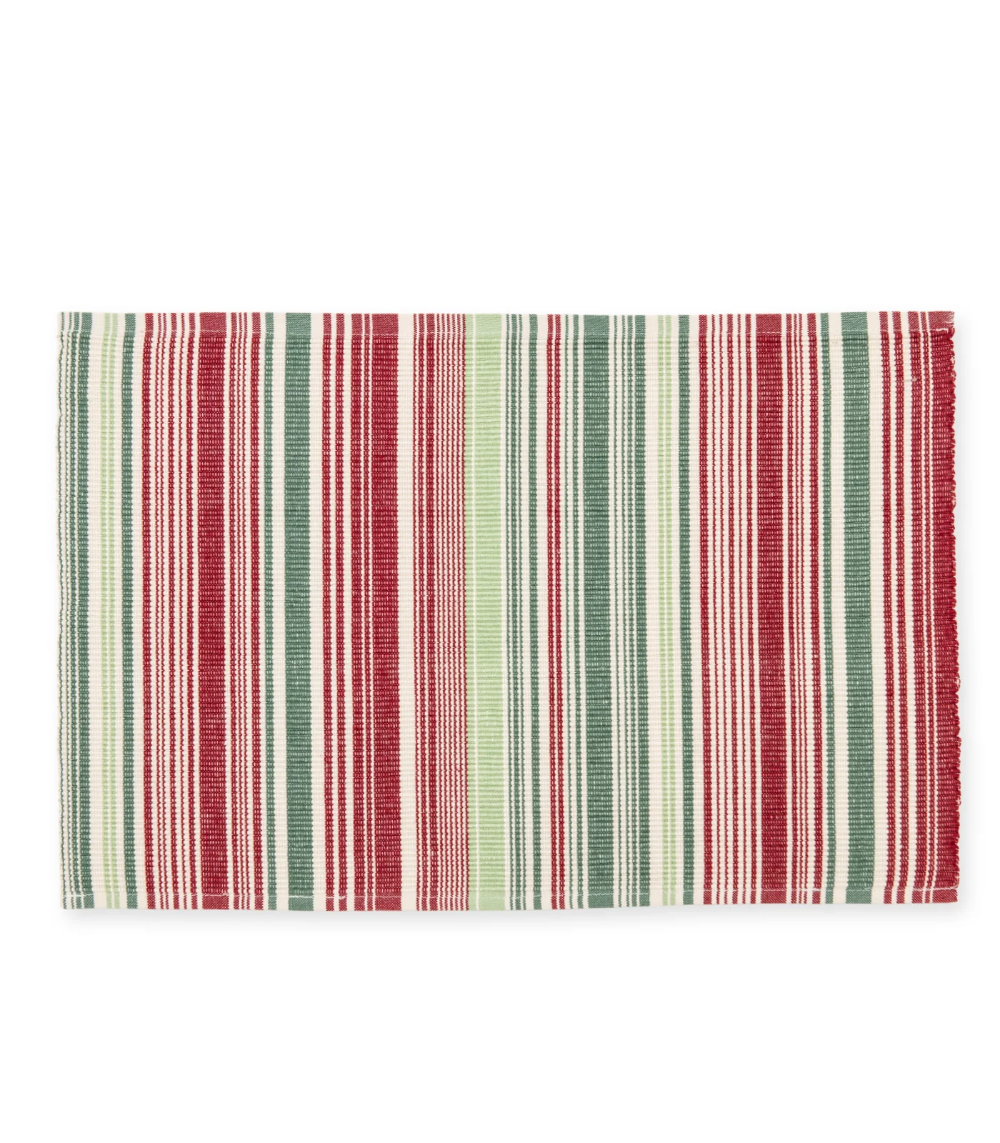Organic Cotton Retro Stripe Ribbed Placemat & Napkin Set (4 Pack Placemats + 4 Pack Napkins) - Image 5