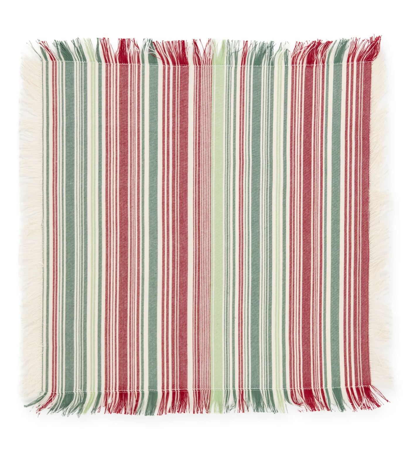 Organic Cotton Retro Stripe Ribbed Placemat & Napkin Set (4 Pack Placemats + 4 Pack Napkins) - Image 9