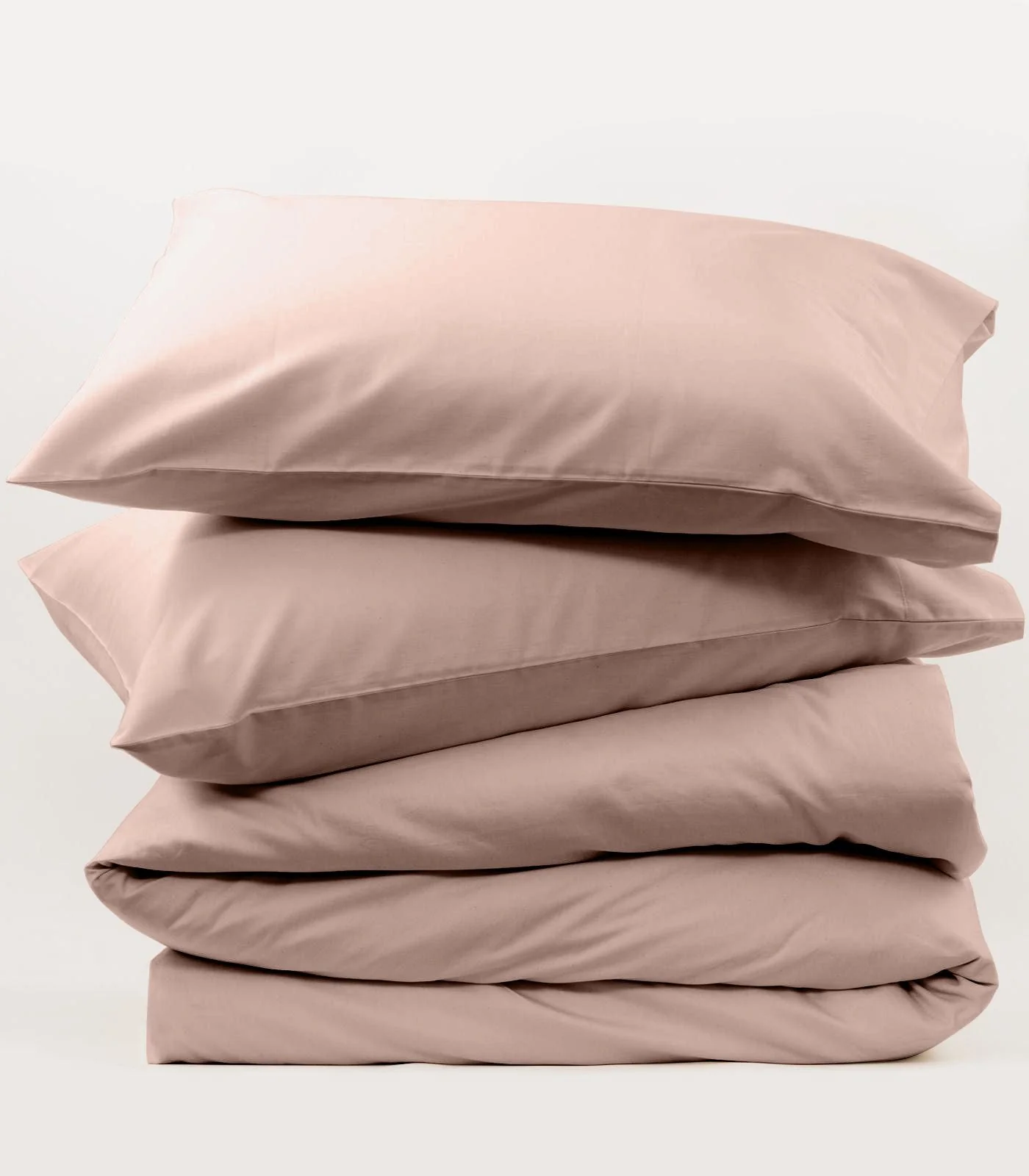 Organic Cotton Sateen Plain Quilt Cover Set - Image 22