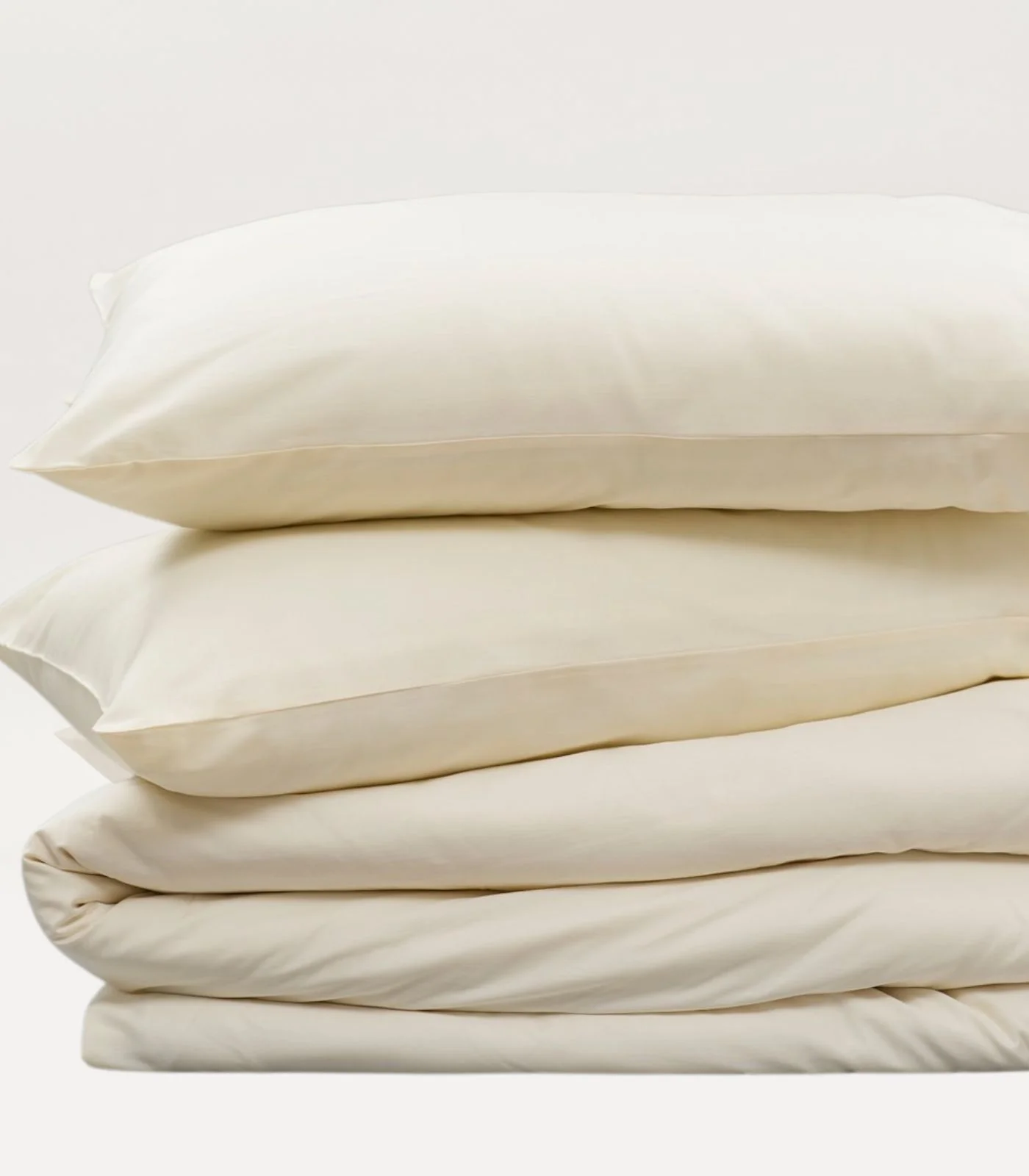 Organic Cotton Sateen Plain Quilt Cover Set - Image 8