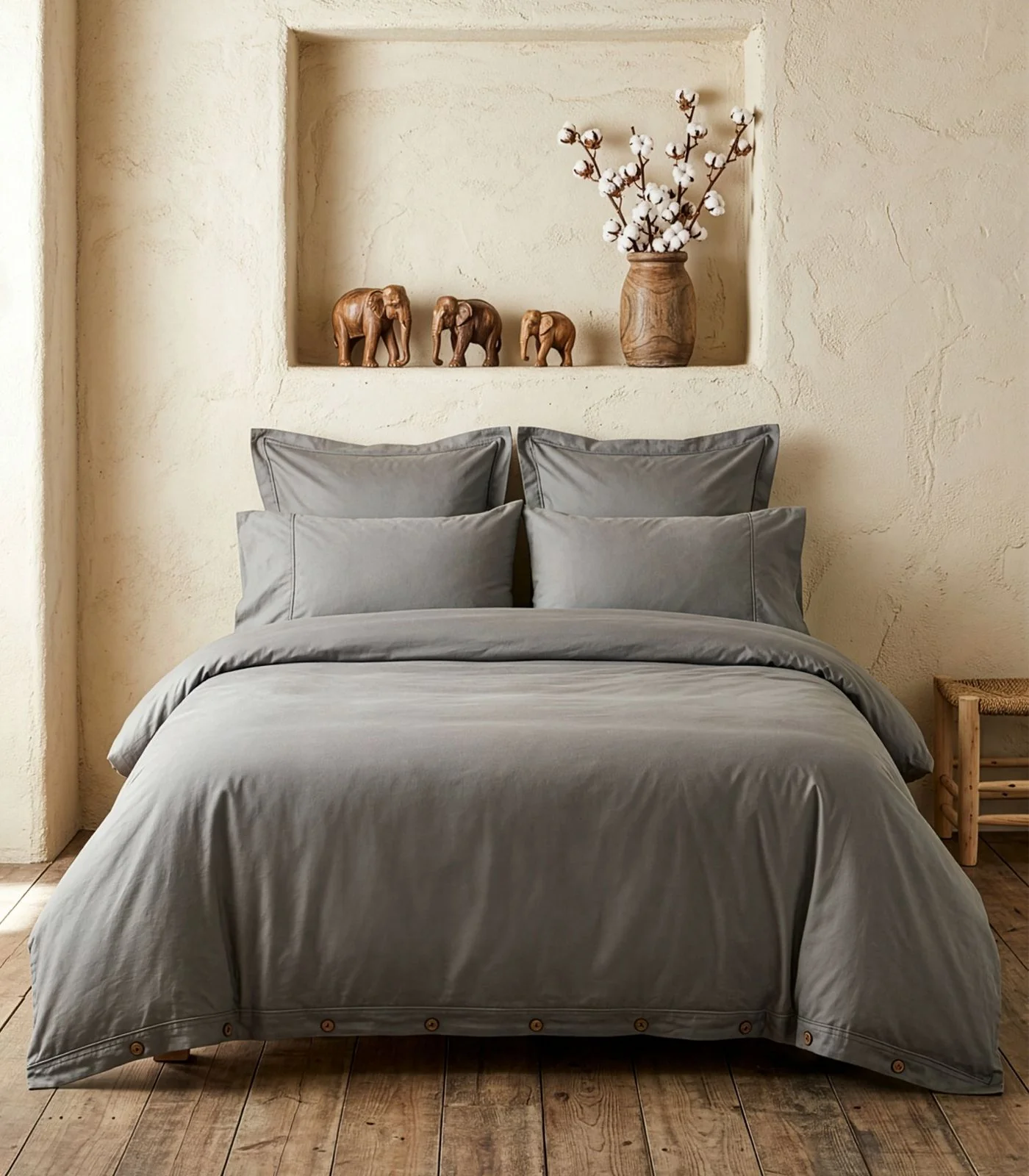 Organic Cotton Sateen Quilt Cover Set - Luxe - Image 21