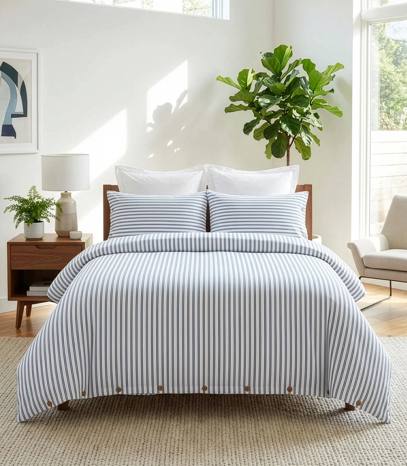 Organic Cotton Sateen Quilt Cover Set - Luxe - Image 56