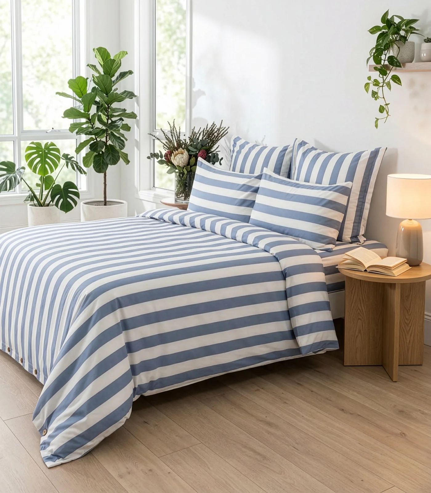Organic Cotton Sateen Quilt Cover Set - Luxe - Image 60