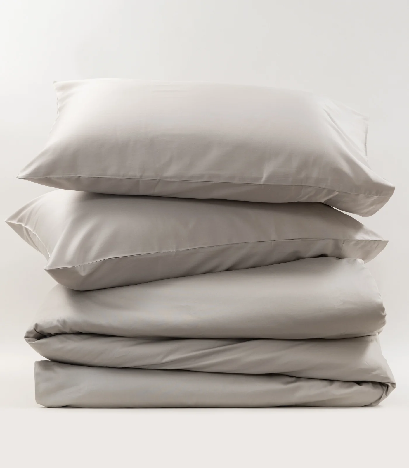 Organic Cotton Sateen Plain Quilt Cover Set - Last Chance - Image 6