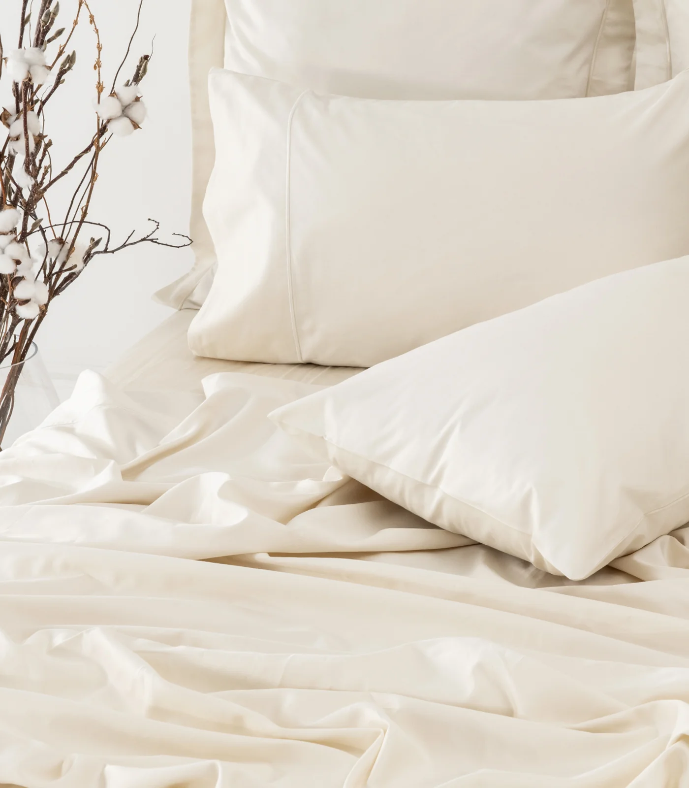 Organic Cotton Sateen Sheet Set - Luxe - Image 15