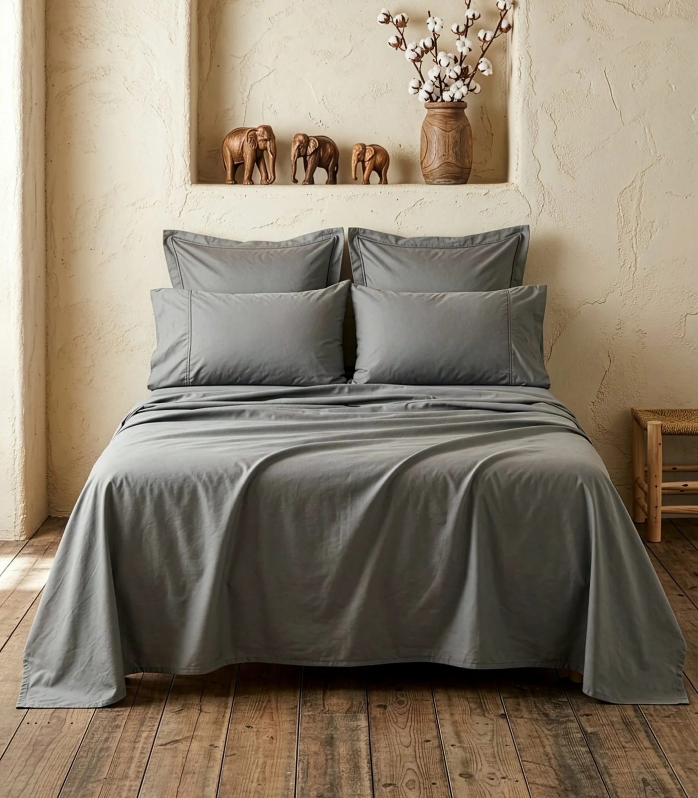 Organic Cotton Sateen Sheet Set - Luxe - Image 30