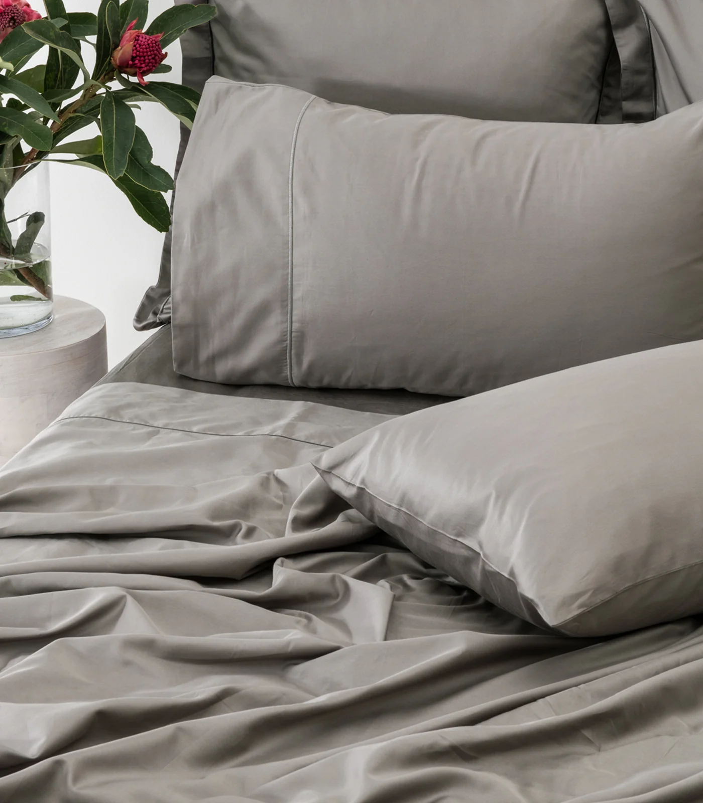Organic Cotton Sateen Sheet Set - Luxe - Image 33