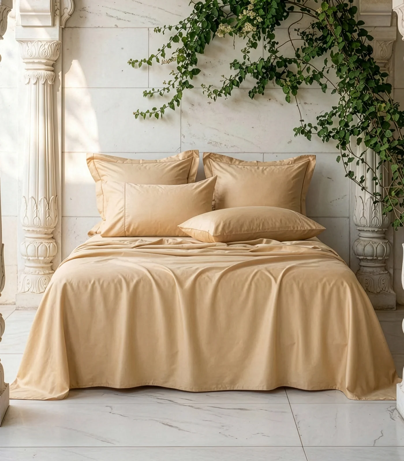 Organic Cotton Sateen Sheet Set - Luxe - Image 42