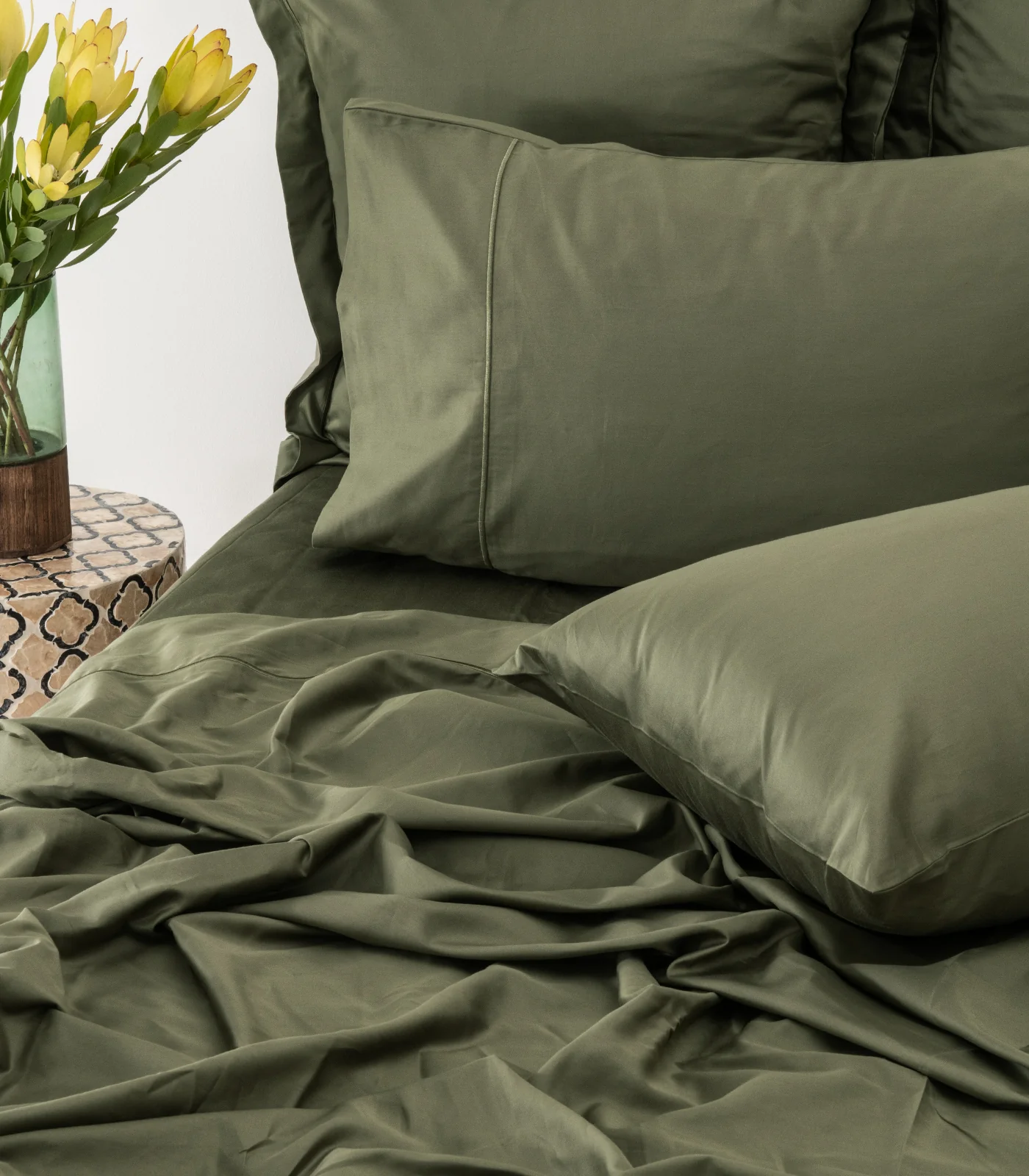 Organic Cotton Sateen Sheet Set - Luxe - Image 51