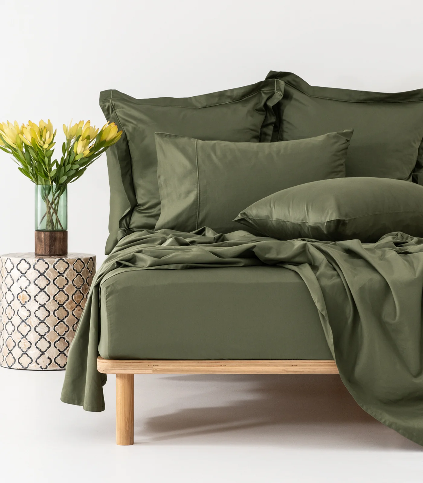 Organic Cotton Sateen Sheet Set - Luxe - Image 52
