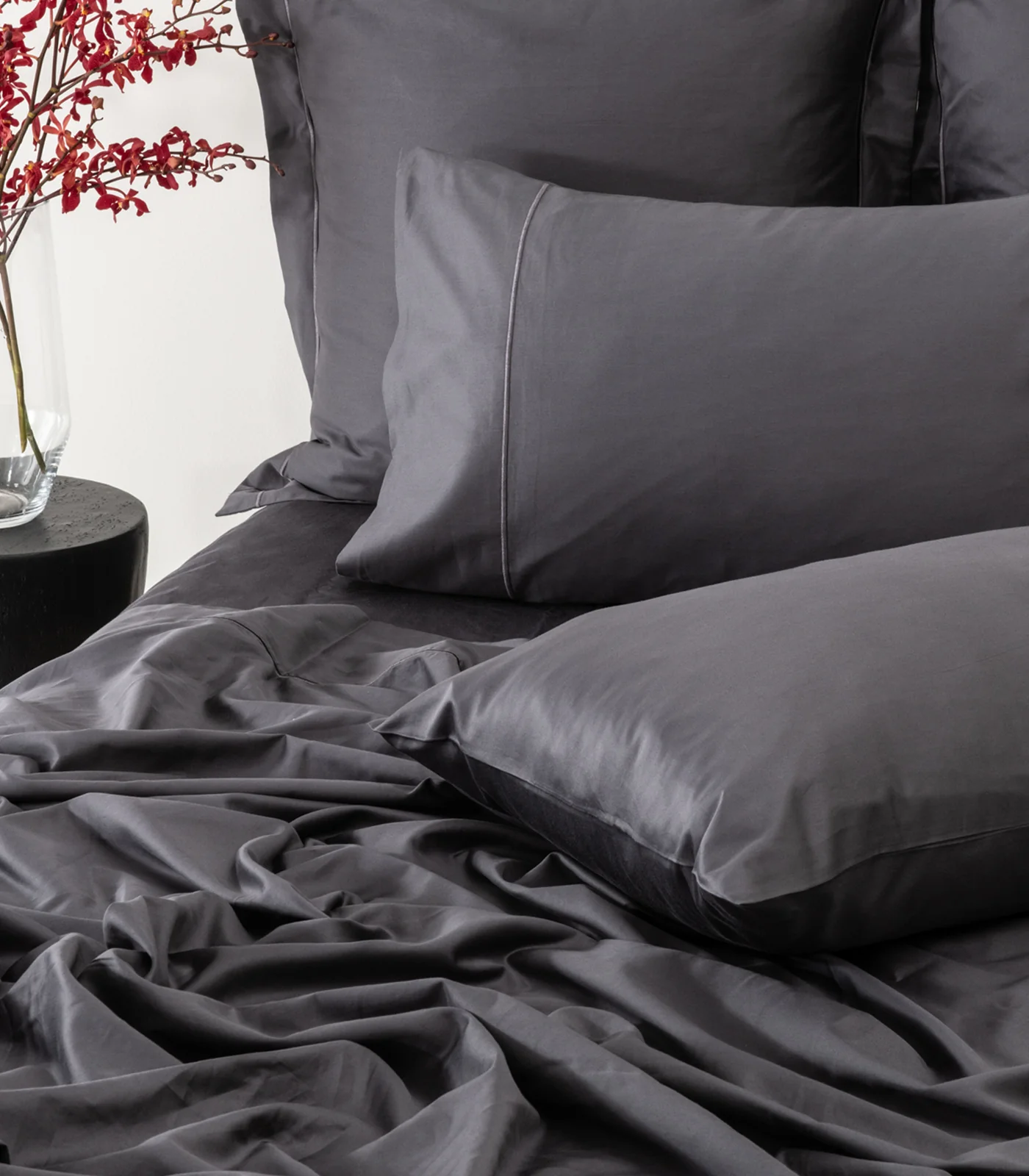 Organic Cotton Sateen Sheet Set - Luxe - Image 57