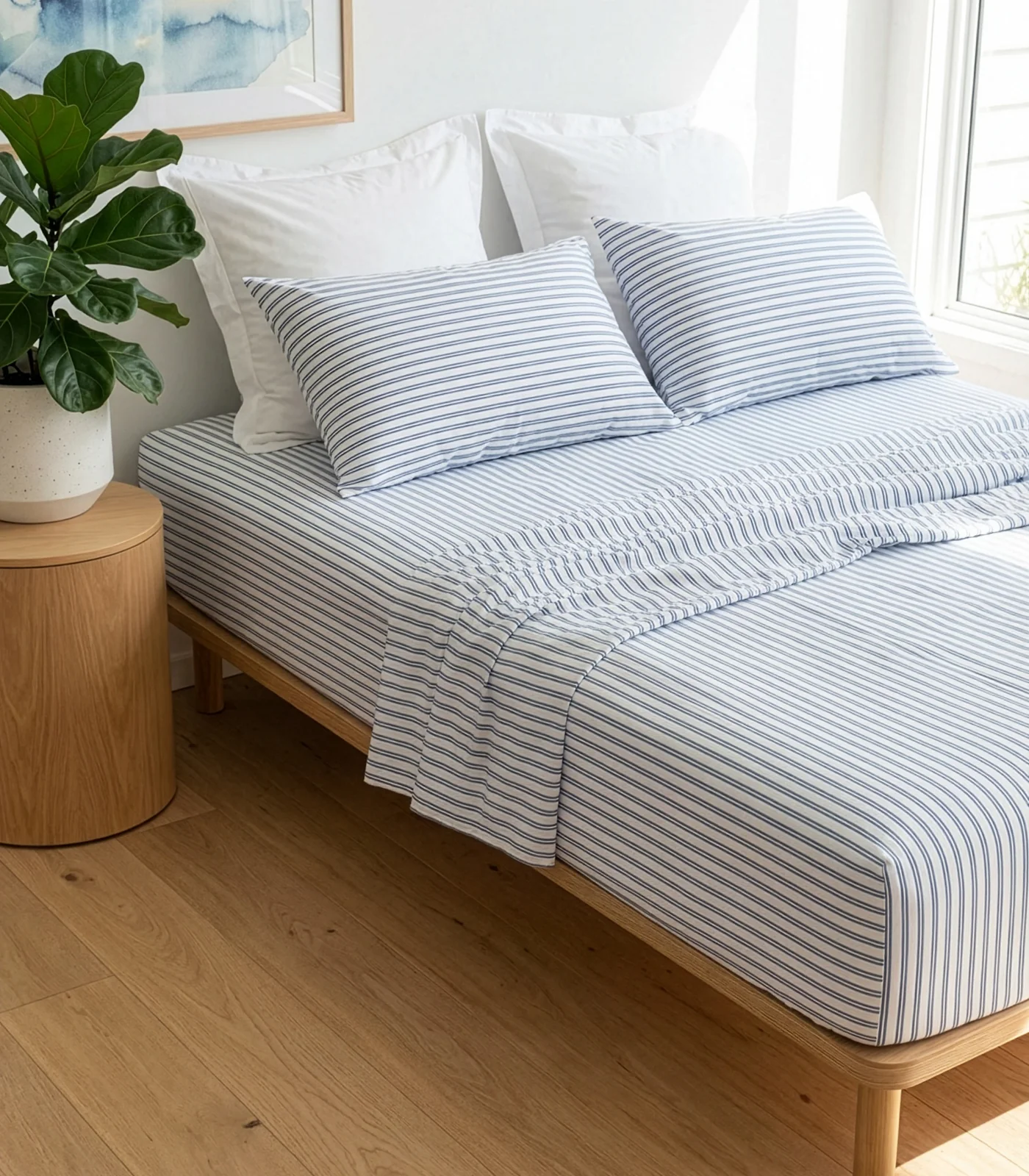 Organic Cotton Sateen Sheet Set - Luxe - Image 65