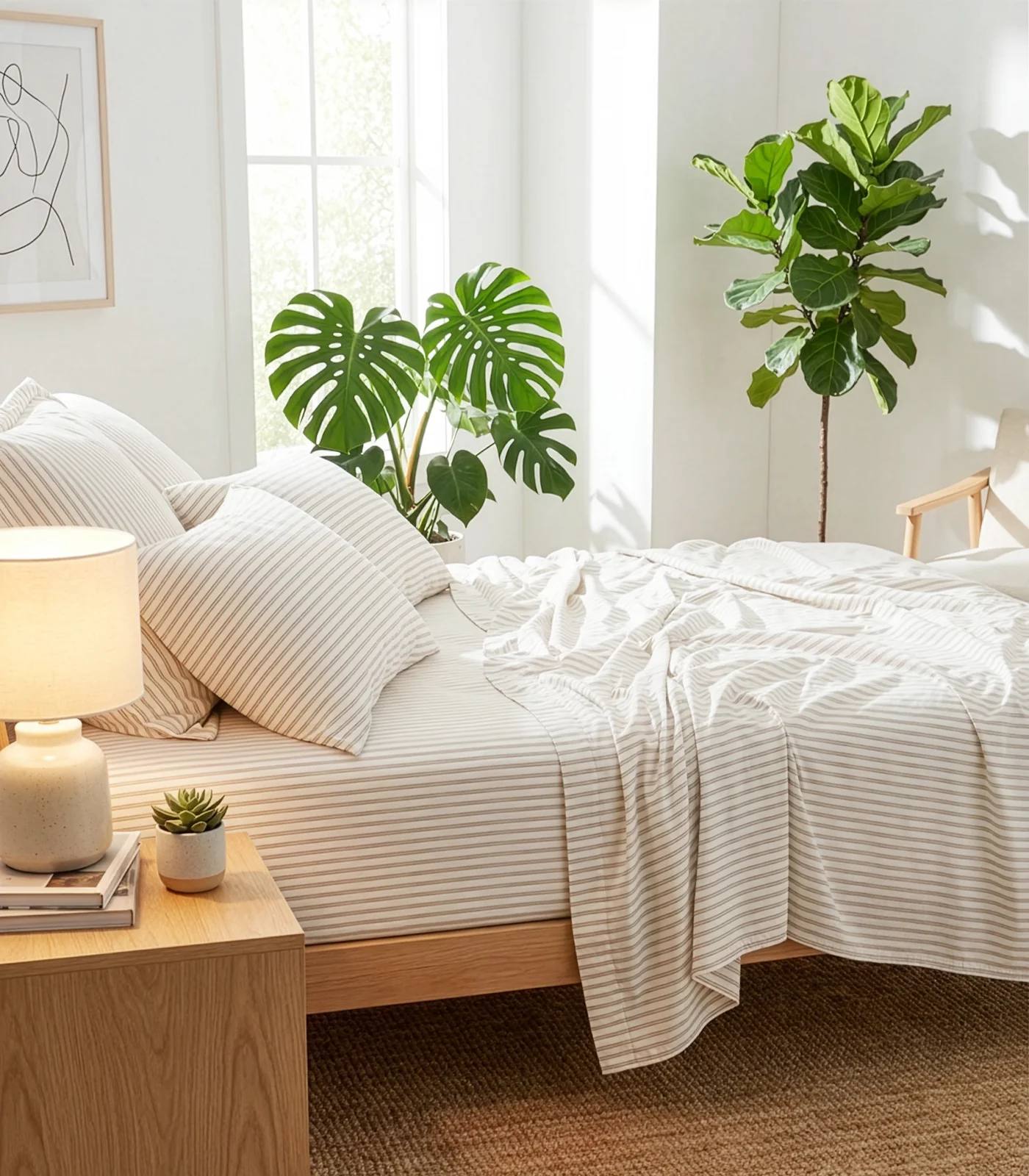 Organic Cotton Sateen Sheet Set - Luxe - Image 75