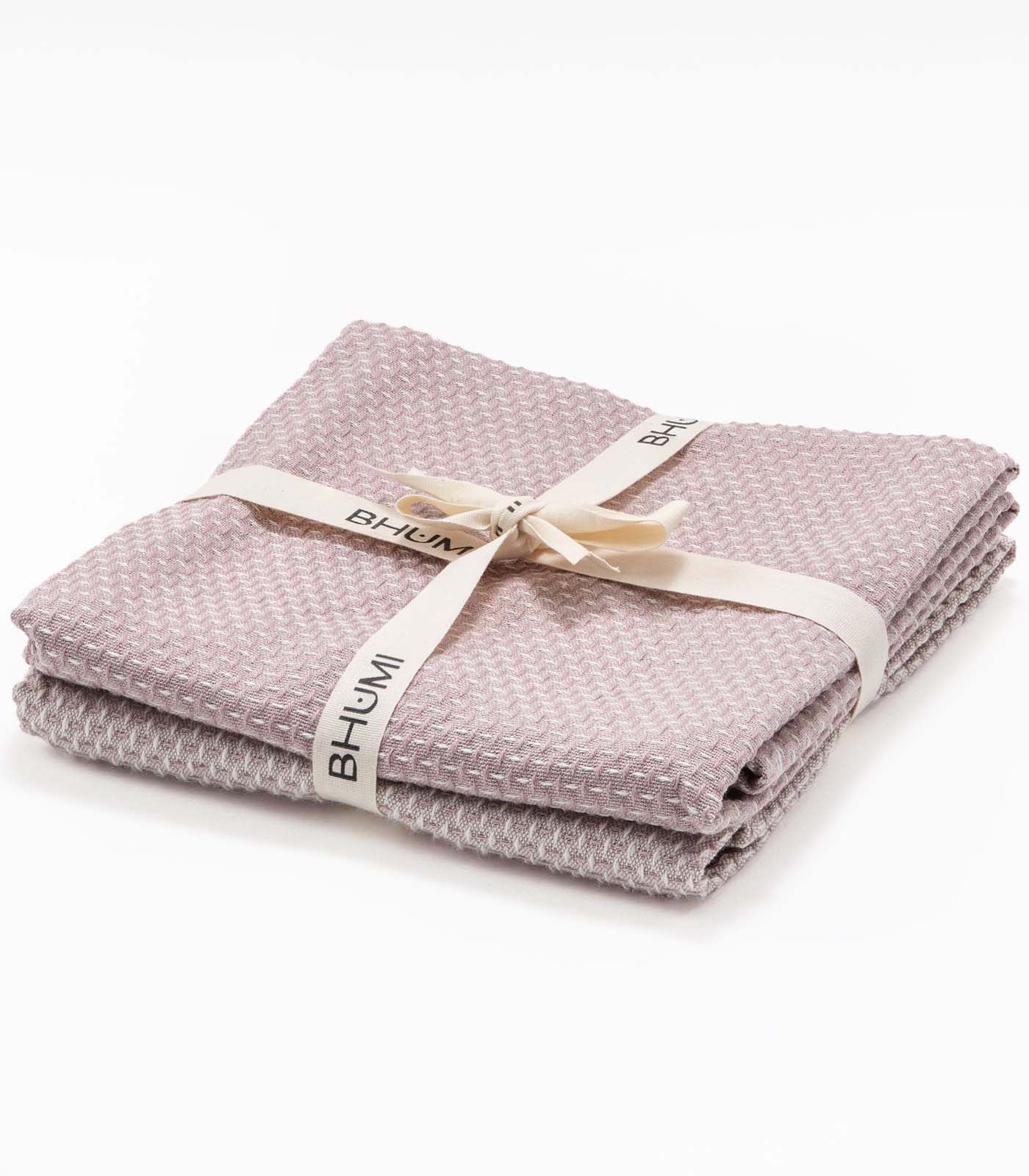 Organic Cotton Tea Towels - Dobby (2 Pack) - Image 3