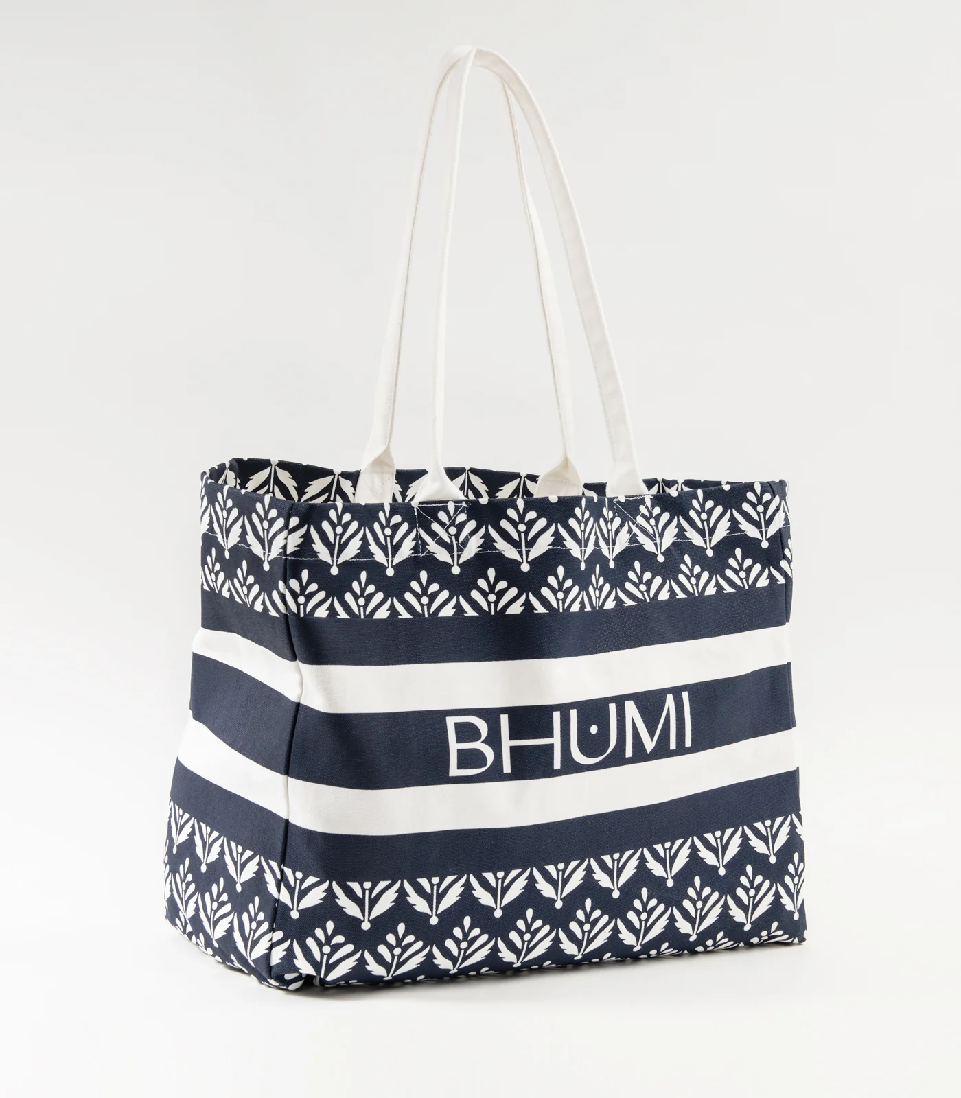 Organic Cotton Tote Bag - Navy - Image 3