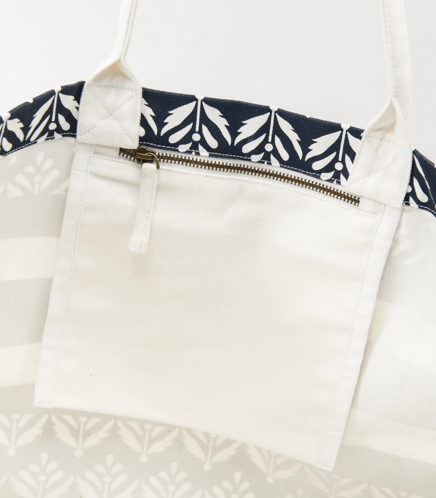 Organic Cotton Tote Bag - Navy - Image 4