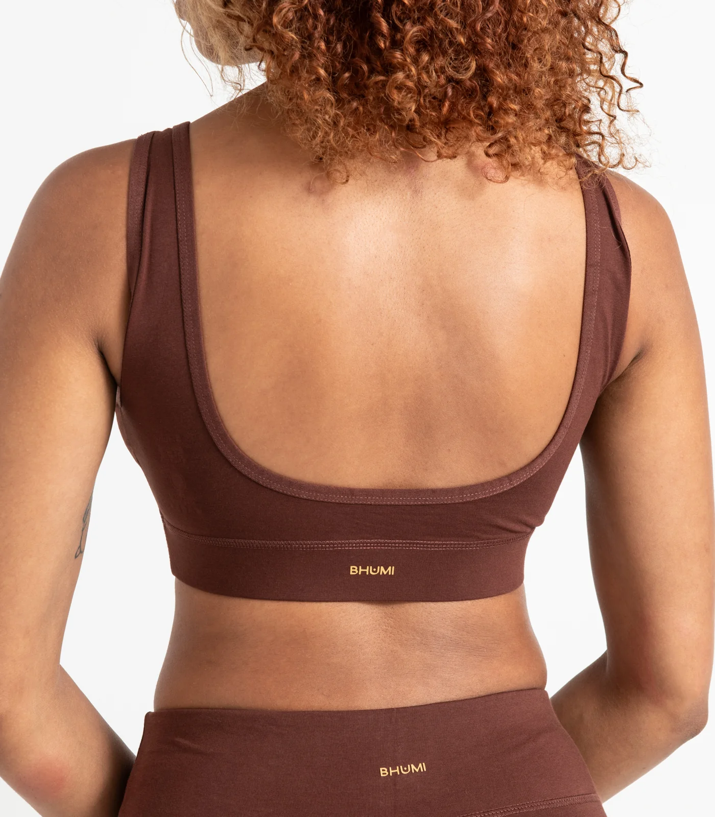 Organic Cotton V Neck Crop Top - Image 4
