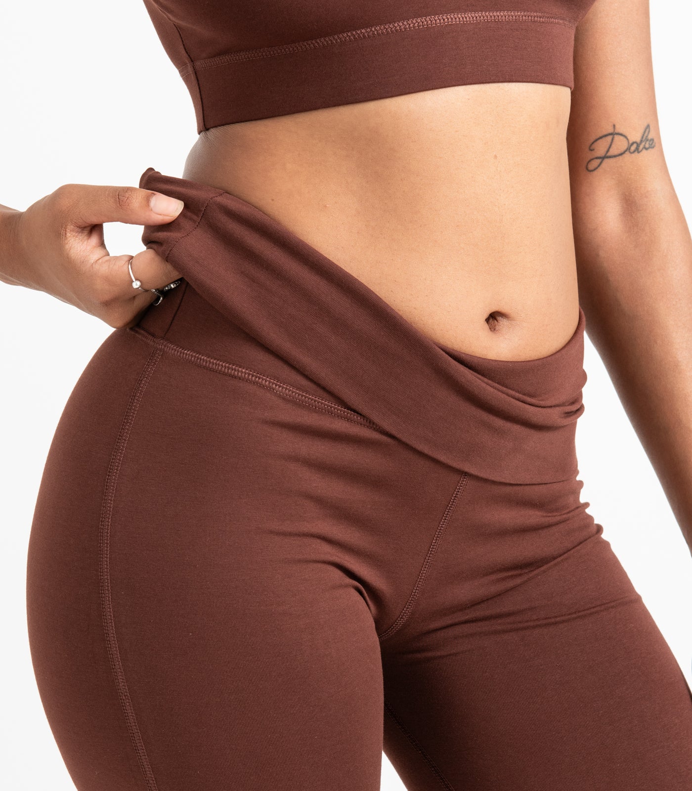 Organic Cotton Wide Leg Leggings - Image 5