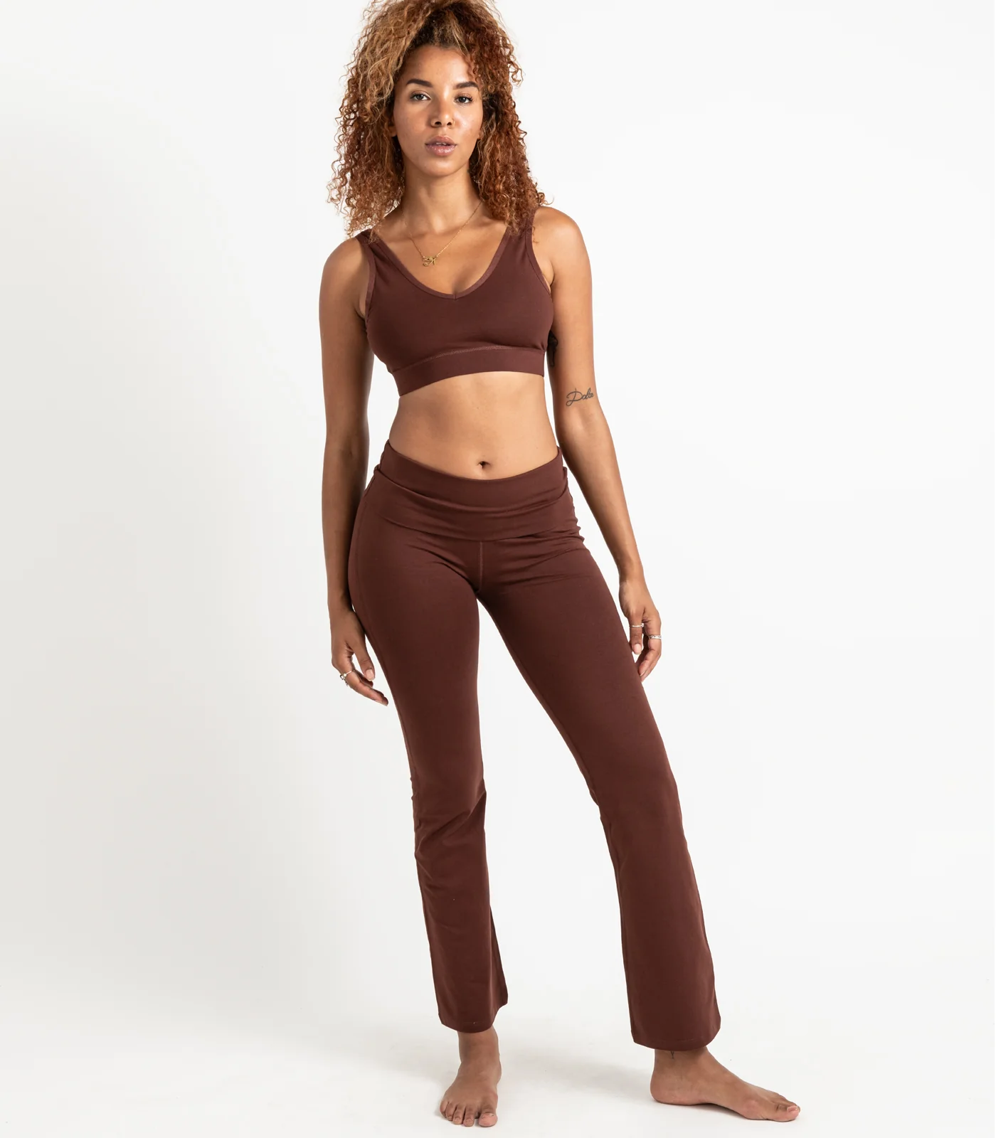 Organic Cotton Wide Leg Leggings - Image 6